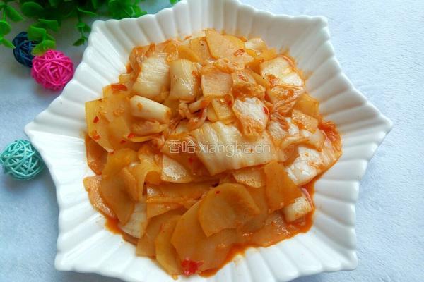 辣白菜土豆片的做法图解6