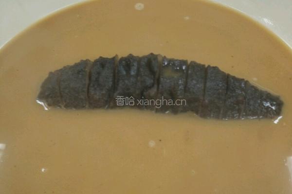 碧绿葱烧海参的做法图解2