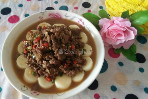 肉沬豆腐的做法图解7