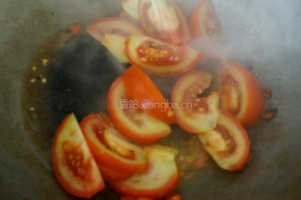 番茄炒油渣的做法图解6