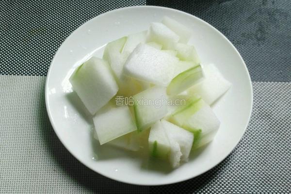 花甲冬瓜汤的做法图解1
