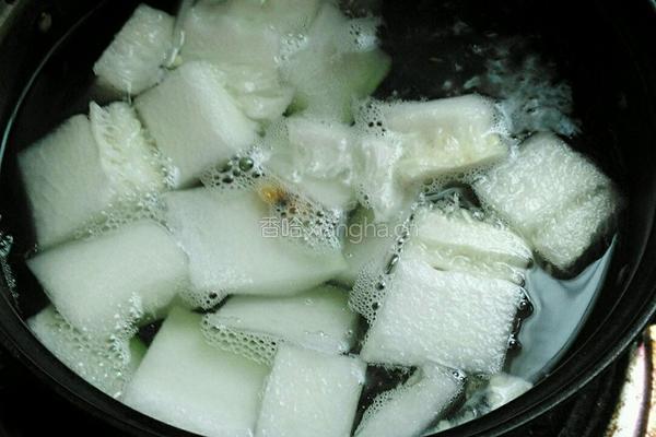 花甲冬瓜汤的做法图解3