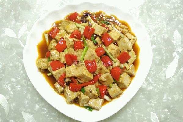 彩椒豆腐的做法图解7