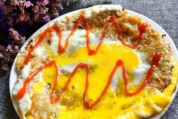 卷心菜蛋饼的做法图解10