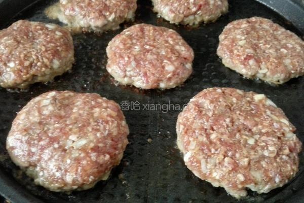 牛肉汉堡的做法图解4