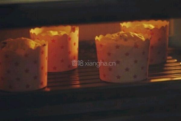 蔓越莓干纸杯蛋糕的做法图解7