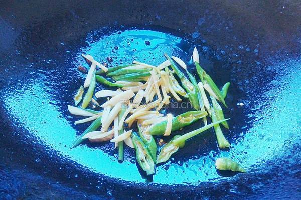 炒四季豆的做法图解5