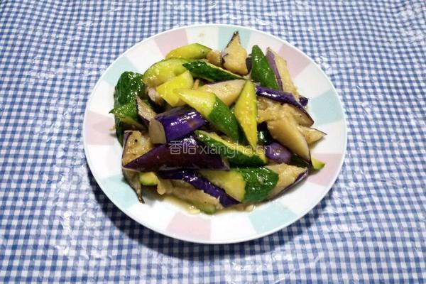 茄子炒黄瓜