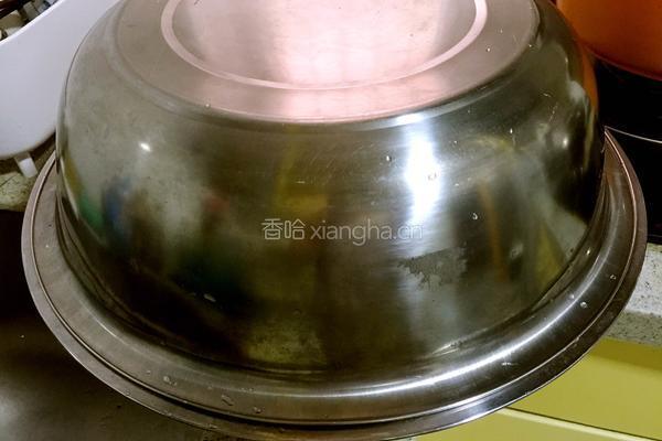 紫薯桂花米松糕的做法图解4