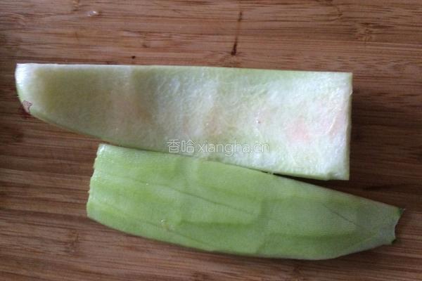 爽口豉香西瓜皮的做法图解2