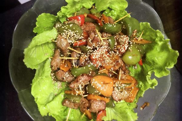 彩椒牙签肉的做法图解6