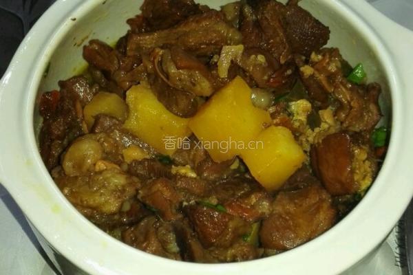 羊肉煲的做法图解4