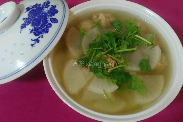 白萝卜丸子汤的做法图解12