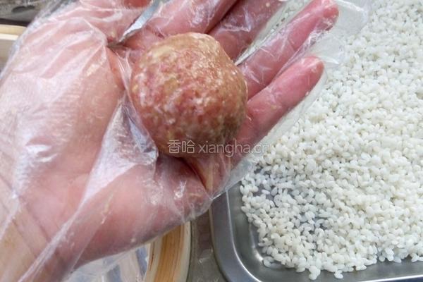 珍珠丸子的做法图解4