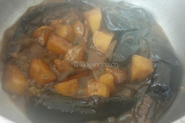 东北扒茄子土豆的做法图解12
