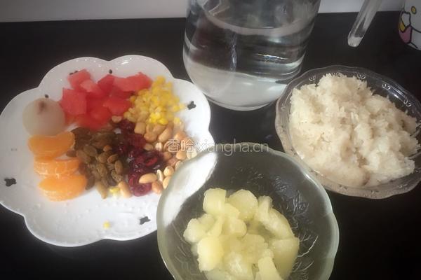 八宝水果冰饭的做法图解2