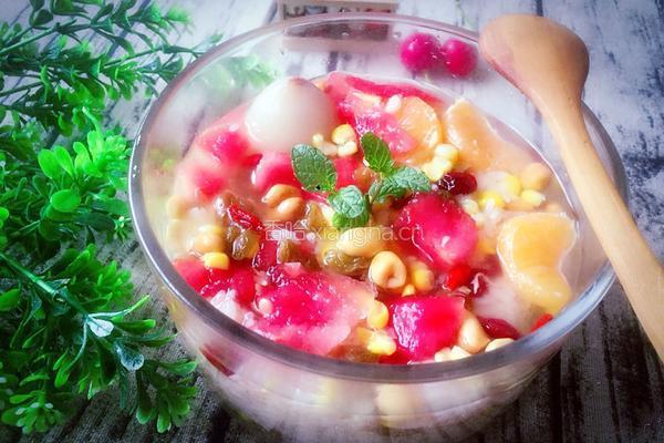 八宝水果冰饭的做法图解9