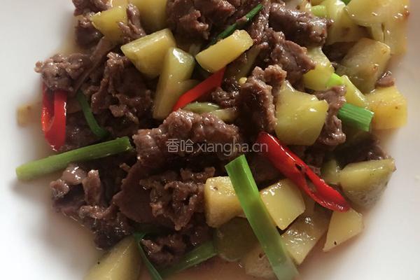 牛肉榨菜的做法图解7