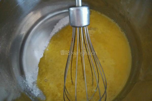 绿色戚风蛋糕的做法图解4