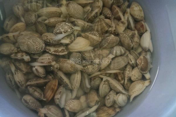 蛤蜊炖蛋的做法图解1
