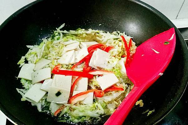 卷心菜与千叶豆腐的做法图解9
