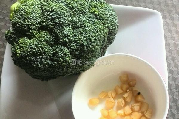 仙贝西兰花的做法图解1