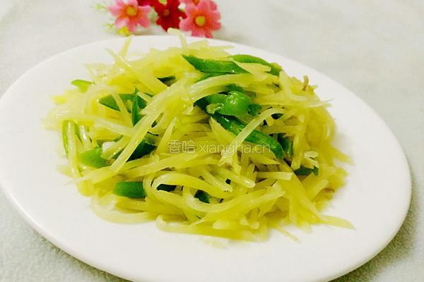 青椒土豆丝的做法图解9