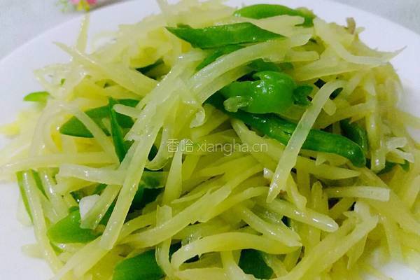 青椒土豆丝的做法图解8