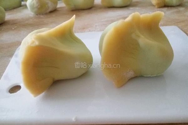 彩色香菇素水饺的做法图解9