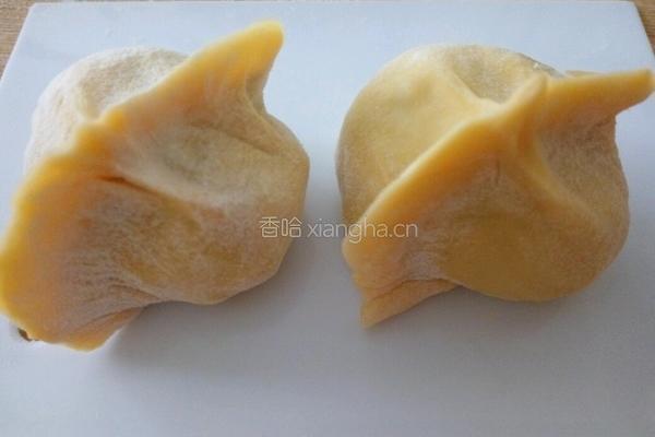 彩色香菇素水饺的做法图解7