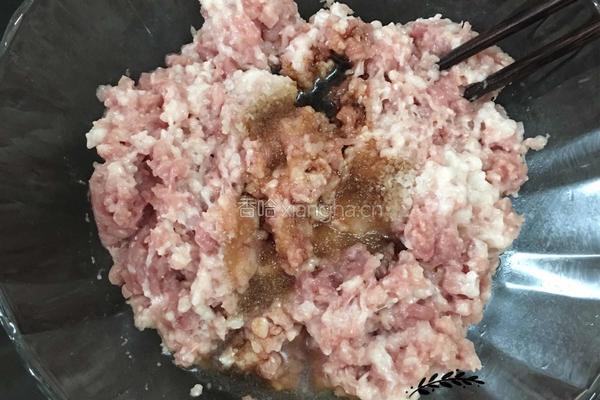 肉包子的做法图解5