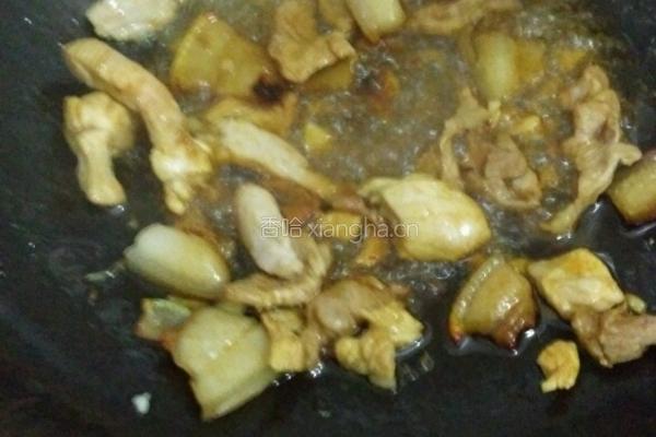 莴笋炒肉片的做法图解4