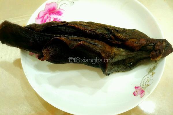 辣炒腊猪肝的做法图解1