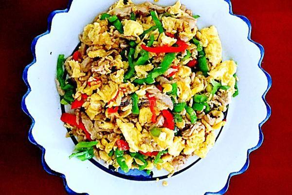 辣椒肉丝鸡蛋的做法图解8