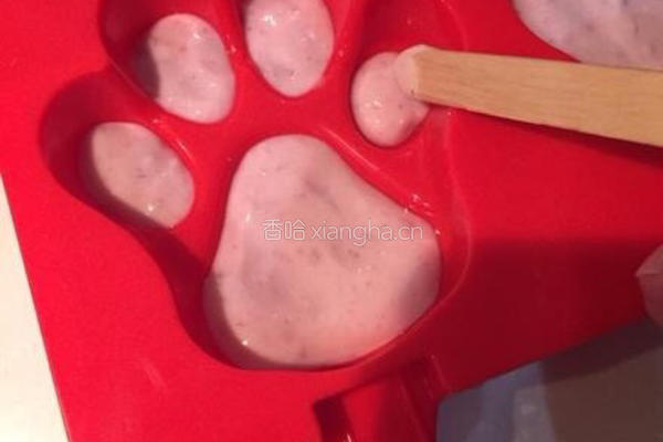 蔓越莓猫爪酸奶冰棒的做法图解5