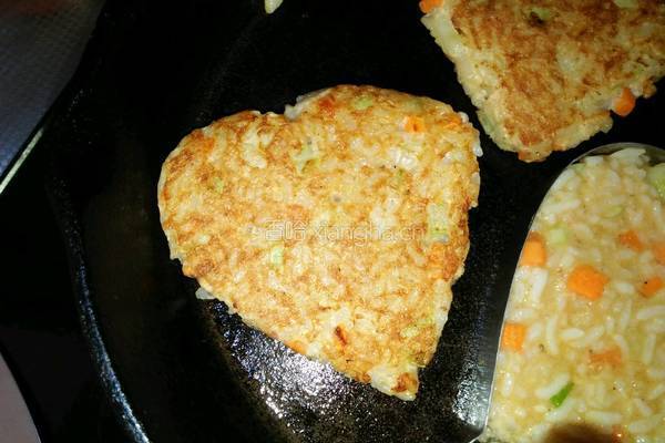 黄瓜爱心大米饼的做法图解6