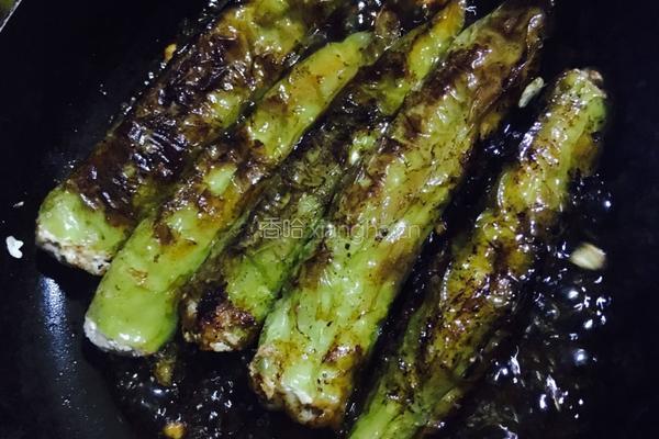 肉酿虎皮青椒的做法图解22
