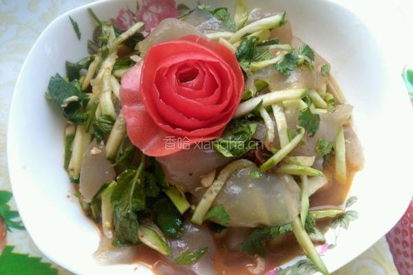 凉拌魔芋豆腐的做法图解4