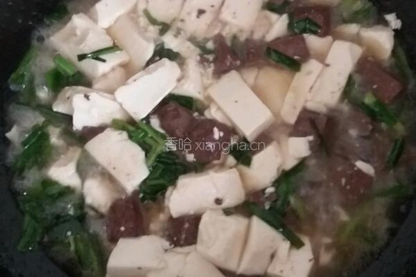 鸭血豆腐的做法图解3