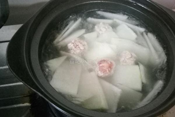 冬瓜丸子汤粉的做法图解4