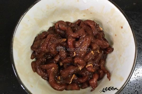 金针菇炒牛肉的做法图解3