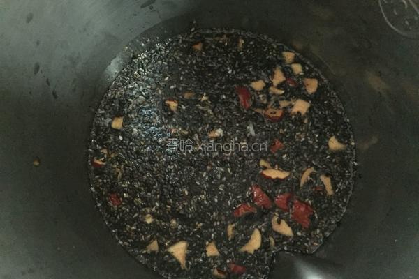 红枣核桃芝麻糊的做法图解3