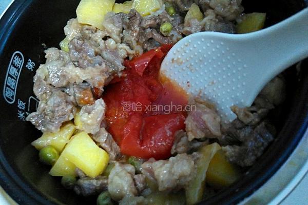 番茄牛腩焖米饭的做法图解10
