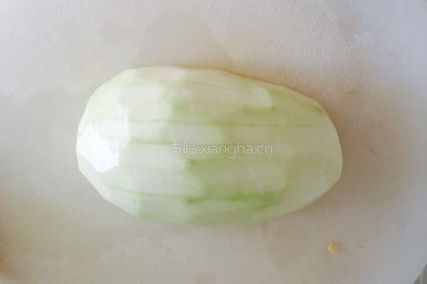 浇汁冬瓜球的做法图解3