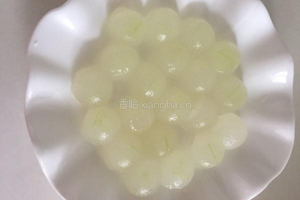 浇汁冬瓜球的做法图解10
