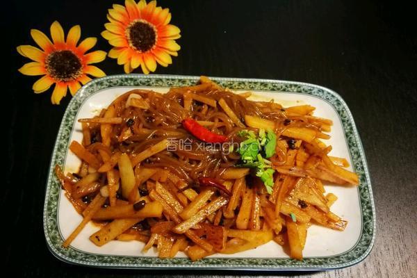 豉香土豆丝炒粉的做法图解3