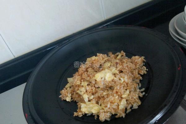 酱油蛋炒饭的做法图解9