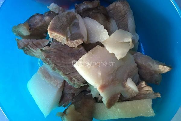 杏鲍菇炒肉的做法图解4