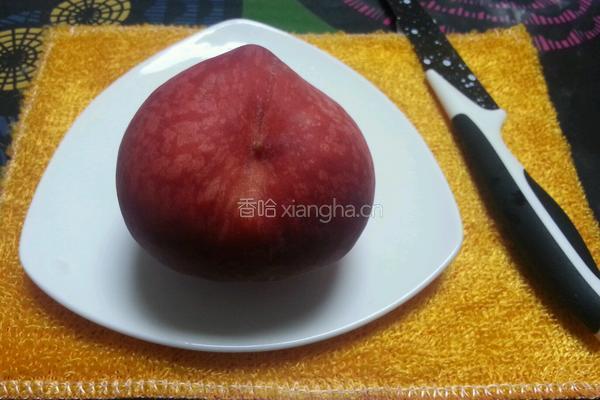 水蜜桃果冻的做法图解1