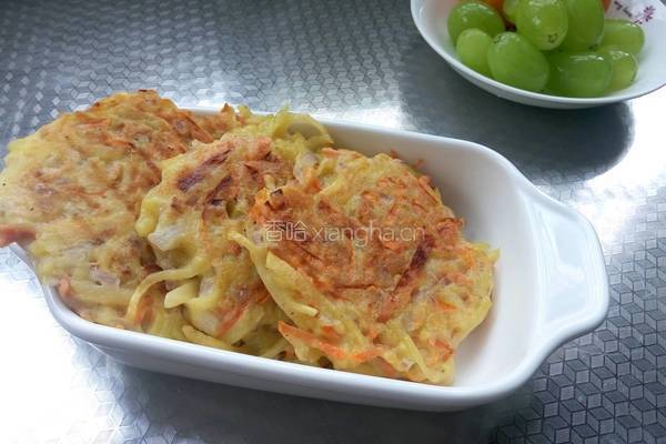 胡萝卜土豆饼的做法图解6